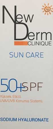 Newderm Clinique Yüz İçin SPF+ Güneş Kremi